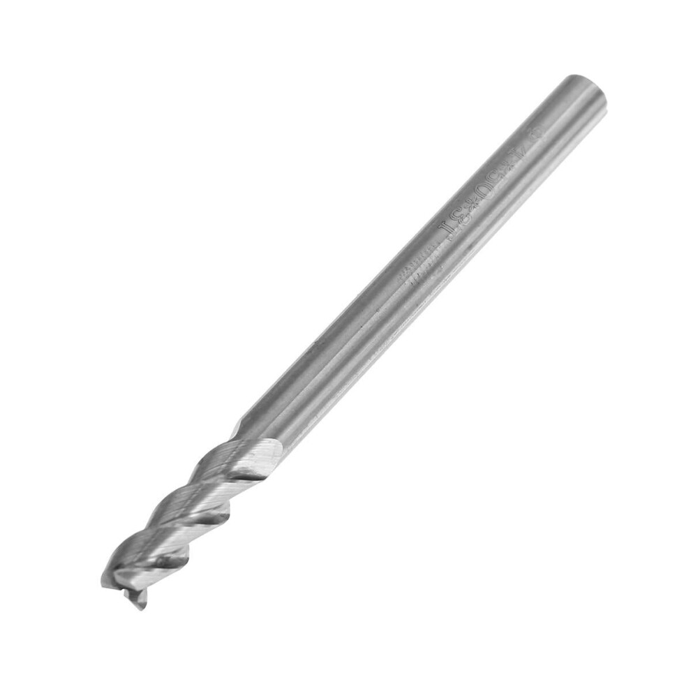 (4mm) 1-4mm 3 Flutes End Mill Cutter 1/1.5/2/2.5/3/4mm HRC55 Tungsten Carbide CNC Milling Tool for Aluminum