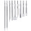 (U type chisel:2  17X280mm) 17mm SDS Plus Chisel Flat/Point/U Type For Electric Hammer Drill Jackhammer 0810/0840 3