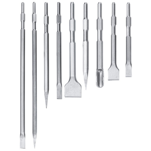 (U type chisel:2  17X280mm) 17mm SDS Plus Chisel Flat/Point/U Type For Electric Hammer Drill Jackhammer 0810/0840 2