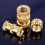 370Pcs M2 M3 M4 M5 Female Thread Knurled Brass Threaded Insert Embedment Nut Assortment Kit for 3D Printing 3