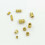 420Pcs M2 M3 M4 M5 Metric Female Thread Brass Knurled Nut Threaded Insert Embedment Nuts Assortment Kit 5