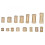 450Pcs M2 M3 M4 Brass Knurled Thread Nuts Insert Embedment Nuts Assortment Kit 4