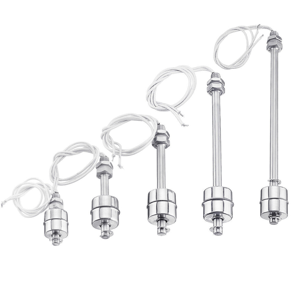 (200Mm) Stainless Steel Water Flow Tank Vertical Float Switch Liquid Sensor Level Controller 3654659450258