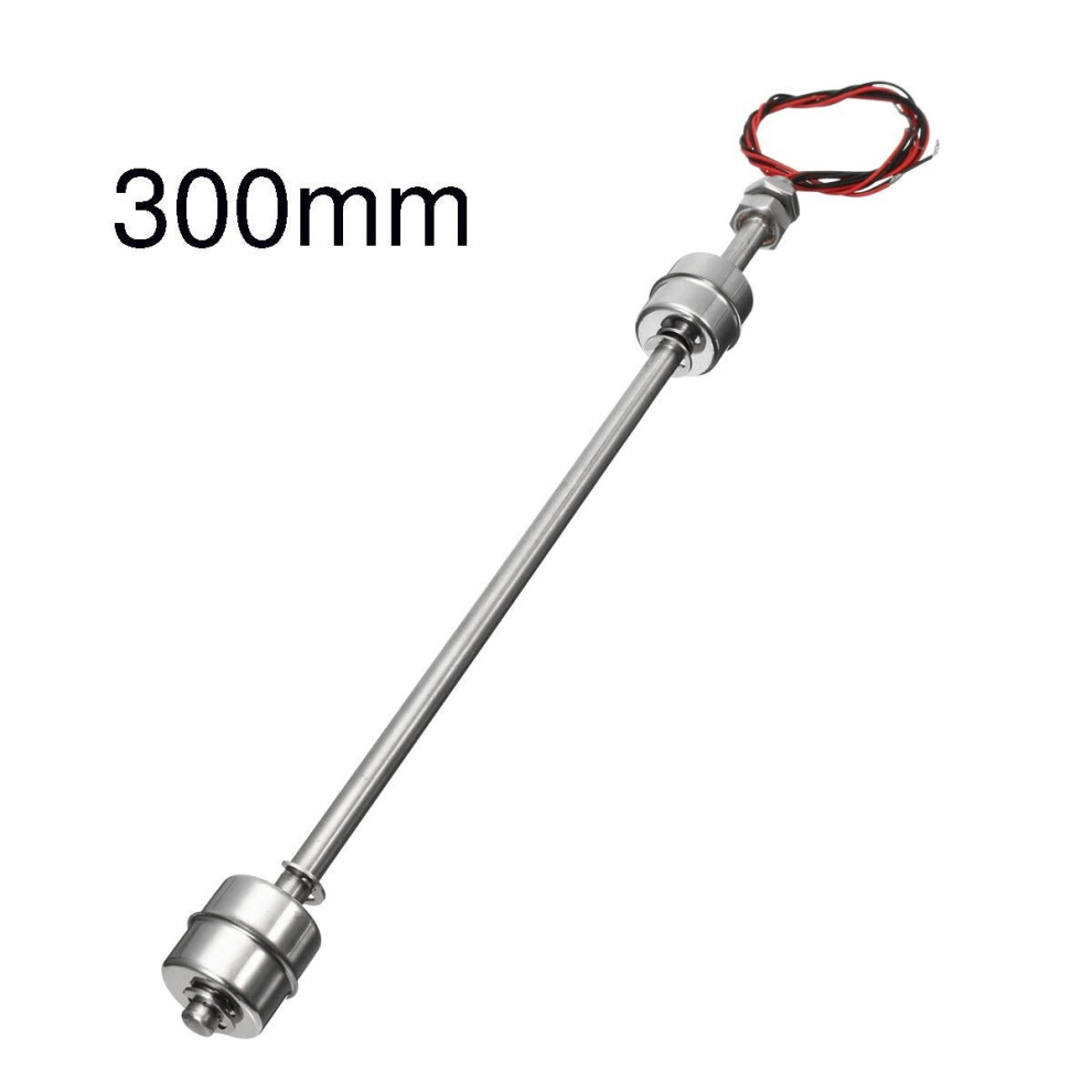 (300mm) Water Tank Vertical Float Switch Stainless Steel Liquid Sensor Level Controller