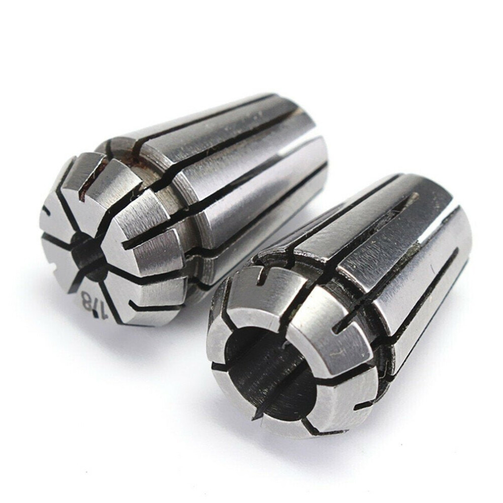 2pcs ER11 1/4 1/8 Inch Spring Collet Set for CNC Milling Lathe Tool Chuck