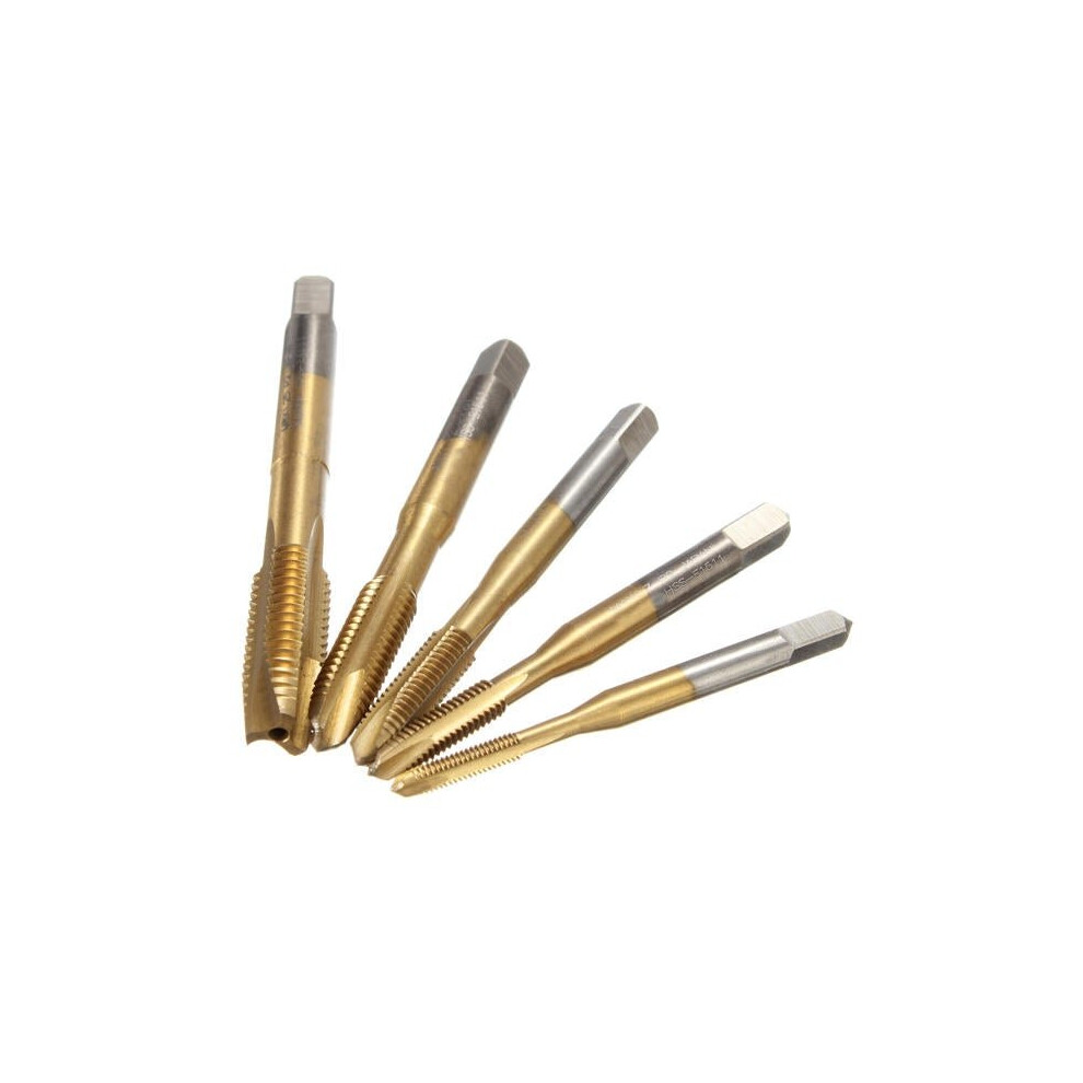 (6Â Mm) Right Hand Spiral Pointed Tap M3 To M8 For Threading Cutting Tools 3654659298003