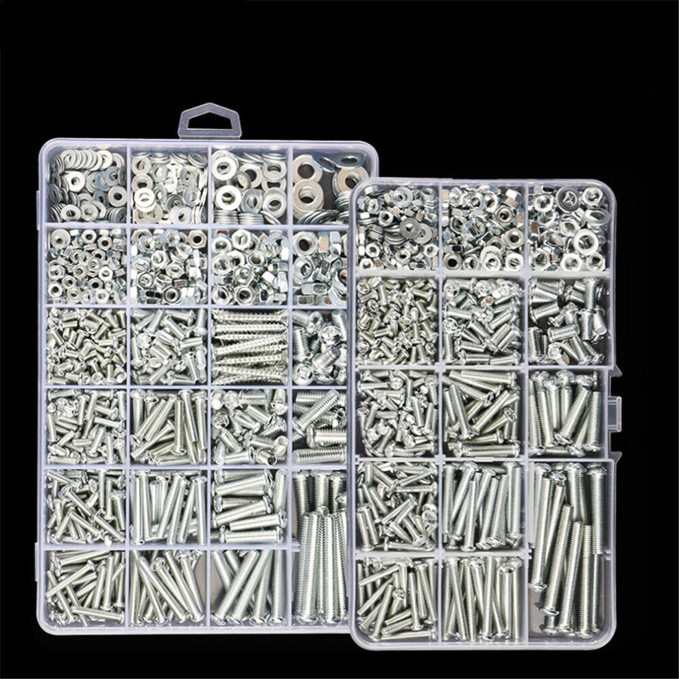 (#4) Round Head Phillips Screw Nut Gasket Machine Wire Nail Bolt Screw M3/M4/M5/M6 Self Tapping Screw Household Set-image-OPC-P9GP2CY-NEW