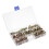 165PCS M3/M4/M5/M6/M8 Mixed Carbon Steel Zinc Plated Flat Head Threaded Insert Nut 3