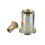 165PCS M3/M4/M5/M6/M8 Mixed Carbon Steel Zinc Plated Flat Head Threaded Insert Nut 9