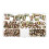 165PCS M3/M4/M5/M6/M8 Mixed Carbon Steel Zinc Plated Flat Head Threaded Insert Nut 4