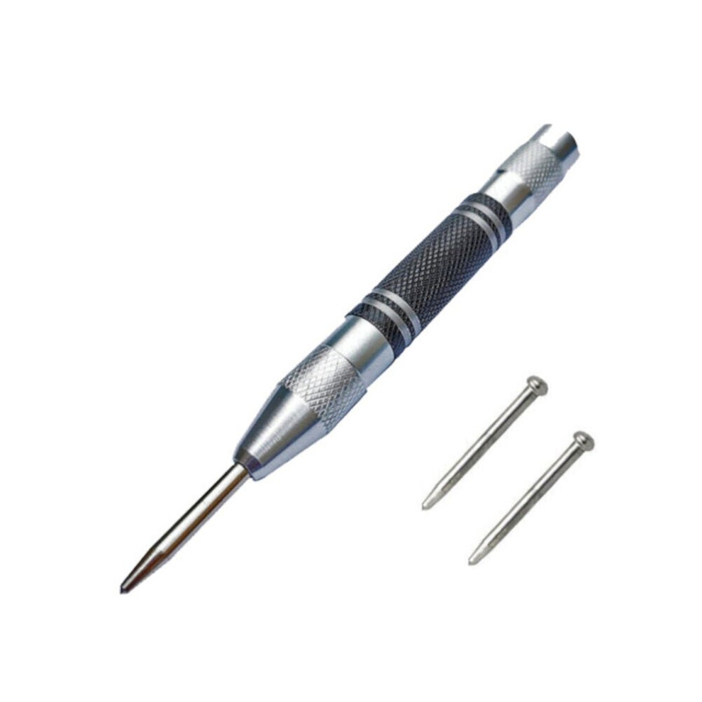 (3Pcs) Automatic Center Pin Spring Loaded Mark Punch Tool Wood Indentation Woodworking Bit 3654659300652