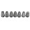 GreenZech 7Pcs ER11 1-7mm Spring Collets with ER11A 5mm Motor Shaft Holder 8