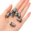 GreenZech 7Pcs ER11 1-7mm Spring Collets with ER11A 5mm Motor Shaft Holder 11