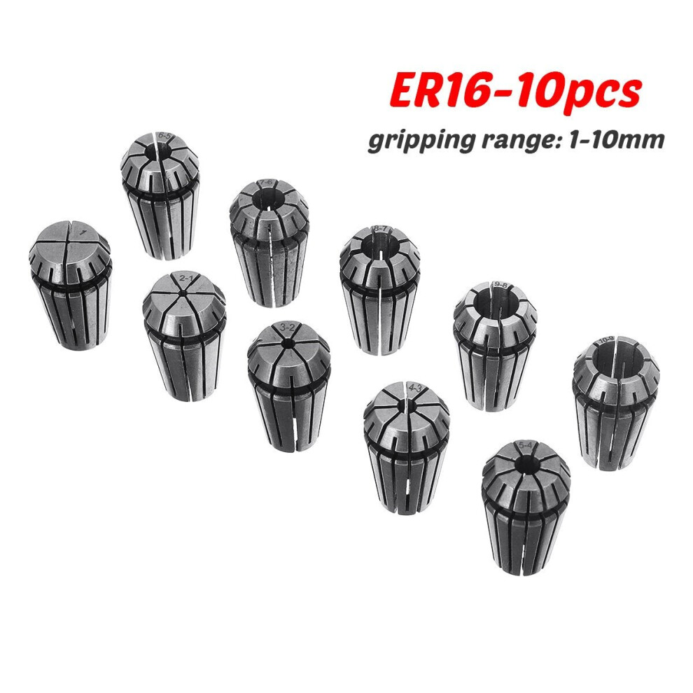 (ER20-13pcs) ER11 ER16 ER20 Spring Collet Chuck Set CNC Milling Lathe Tool for Engraving Machine