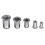 180Pcs M3/M4/M5/M6/M8/M10 Stainless Steel Rivet Nut Threaded Countersunk Head Insert Nut Tool Kits 5