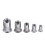 180Pcs M3/M4/M5/M6/M8/M10 Stainless Steel Rivet Nut Threaded Countersunk Head Insert Nut Tool Kits 4