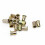 150pcs Mixed Rivet Nut Tool Kits Zinc Threaded Inserts M3 M4 M5 M6 M8 M10 7
