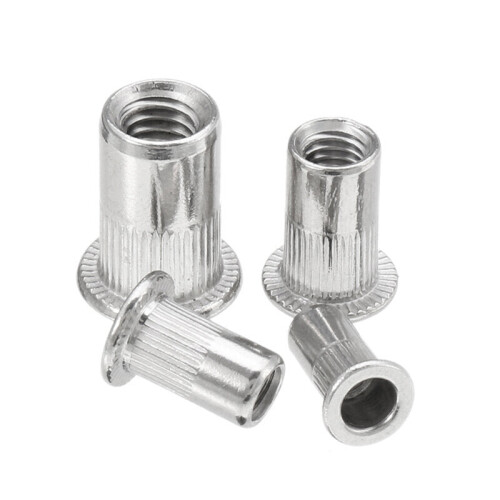 (M5) 50Pcs Thread Rivet Nut 304 Stainless Steel Riveter Rivnut Insert Nutsert M3/M4/M5/M6-VARS