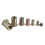 220Pcs M3/M4/M5/M6/M8/M10 Zinc Plated Rivet Nut Threaded Countersunk Head Insert Nut Tool Kits 6