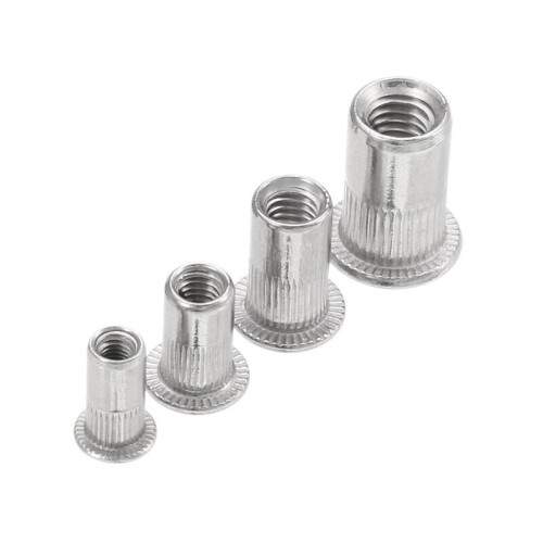 (M5) 50Pcs Thread Rivet Nut 304 Stainless Steel Riveter Rivnut Insert Nutsert M3/M4/M5/M6-VARS 2