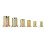 150pcs Mixed Rivet Nut Tool Kits Zinc Threaded Inserts M3 M4 M5 M6 M8 M10 5