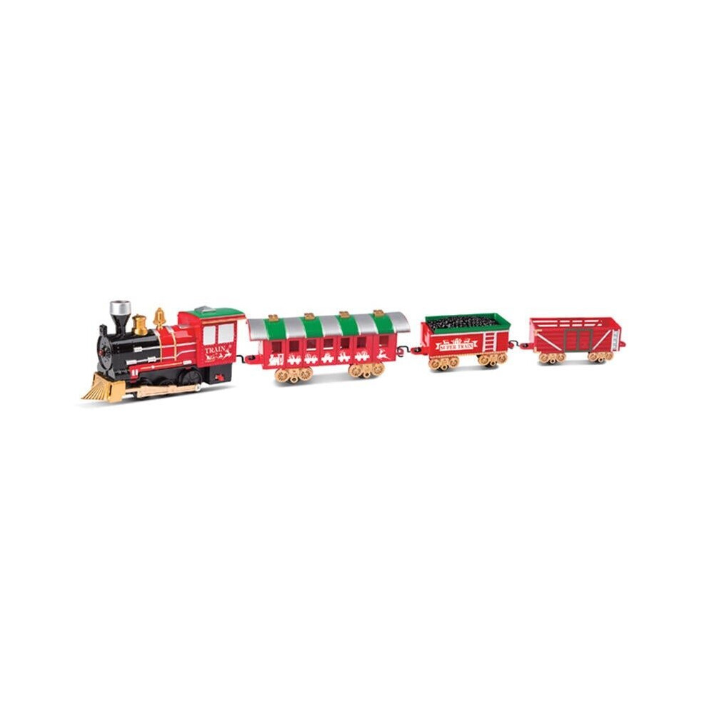 Christmas Train Track Toys Electric Stitching Train Track With Light And Music Effect