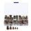100Pcs M3/M4/M5/M6/M8 Zinc Plated Rivet Nut Threaded Countersunk Head Insert Nut Tool Kits 2