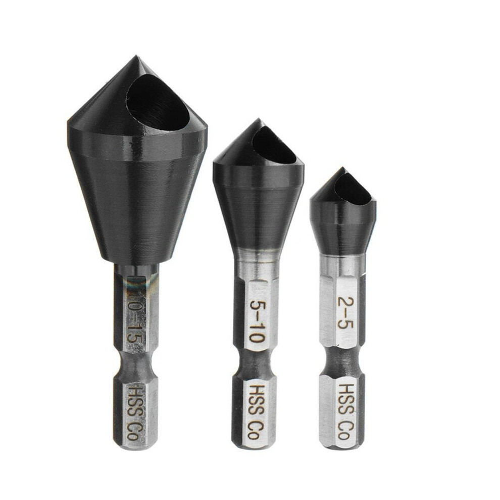 (10-15Mm) Hrc89 Tialn Countersink Drill Bit M35 Cobalt Deburring Chamfer Drill Bit 2-5/5-10/10-15Mm 6112211914879