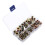 100Pcs M3/M4/M5/M6/M8 Zinc Plated Rivet Nut Threaded Countersunk Head Insert Nut Tool Kits 4