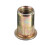 165Pcs M3/M4/M5/M6/M8/M10/12 Zinc Plated Rivet Nut Threaded Countersunk Head Insert Nut Tool Kits 10