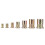 190Pcs M3/M4/M5/M6/M8/M10/12 Carbon Steel Zinc Plated Rivet Nut Threaded Countersunk Head Insert Nut Tool Kits 8