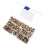 190Pcs M3/M4/M5/M6/M8/M10/12 Carbon Steel Zinc Plated Rivet Nut Threaded Countersunk Head Insert Nut Tool Kits 4