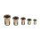 165Pcs M3/M4/M5/M6/M8/M10/12 Zinc Plated Rivet Nut Threaded Countersunk Head Insert Nut Tool Kits 7