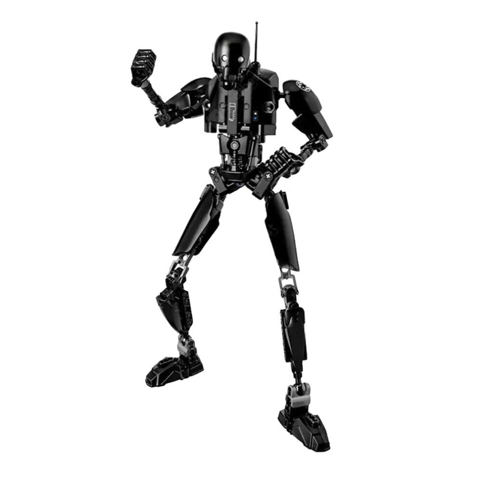 Creative Black Robot Building Blocks Toys Children Toys Gifts