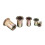 165Pcs M3/M4/M5/M6/M8/M10/12 Zinc Plated Rivet Nut Threaded Countersunk Head Insert Nut Tool Kits 8