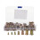 190Pcs M3/M4/M5/M6/M8/M10/12 Carbon Steel Zinc Plated Rivet Nut Threaded Countersunk Head Insert Nut Tool Kits 1