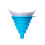 100 Pcs Disposable Paint Paper Strainers with 1Pcs Silicone Filter Water 3