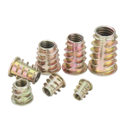 100PCS M4-M10 Metric Threaded Sleeve Screw Insert Nuts Hand Tools 2