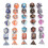 35 Pcs Polyhedral Dices Set D20 D12 D10 D8 D6 D4 Gadget 5 Colors 6