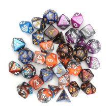 35 Pcs Polyhedral Dices Set D20 D12 D10 D8 D6 D4 Gadget 5 Colors