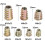 100PCS M4-M10 Metric Threaded Sleeve Screw Insert Nuts Hand Tools 5