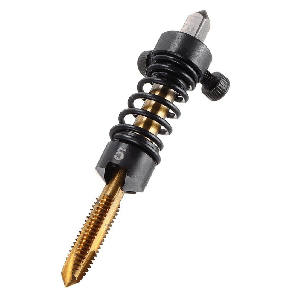 (#5) HSS Deburring Tap Chamfer Tool Tapping Chamfering Burr Removal Tools Screw Tap