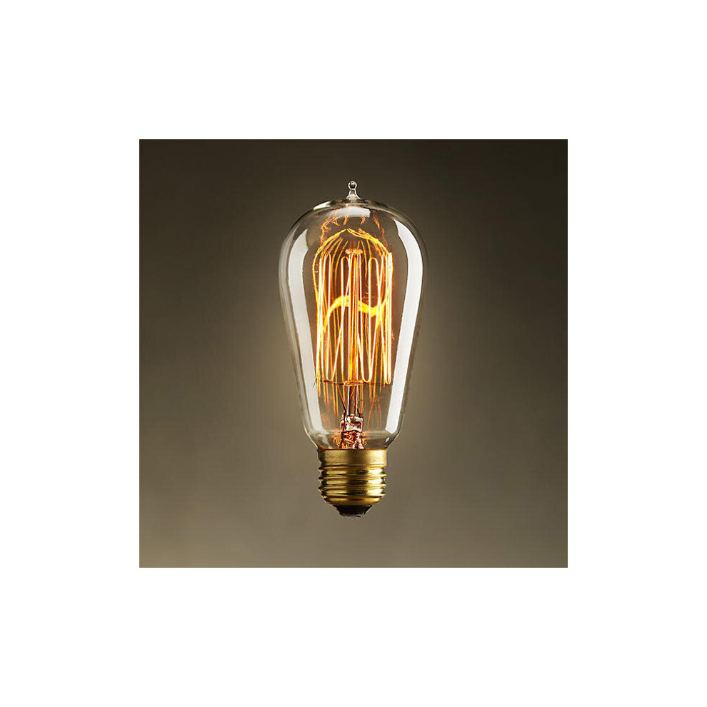 E27 40W 220V Retro Edison Bulb Waterdrop Incandescent Bulb