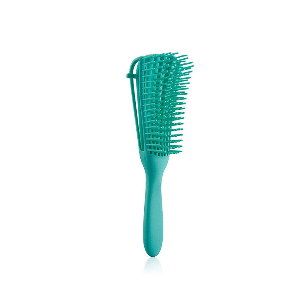 (Green) Scalp Massage Hair Brush Detangle Hairbrush Anti-tie Knot Detangling Comb