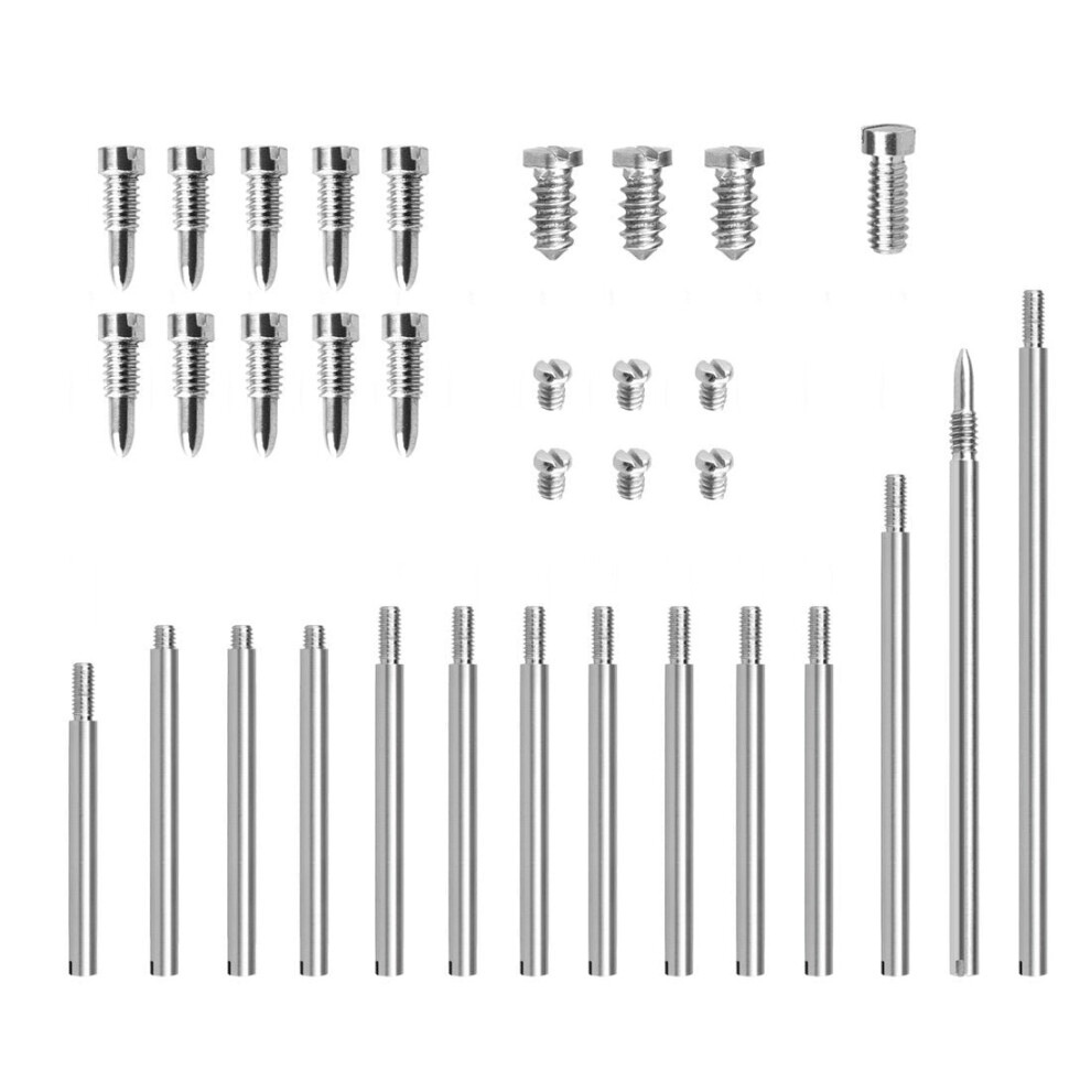 Clarinet Accessories Set 14 Thread Shaft Lever 20 PCs Screw Wind Music Repair Parts