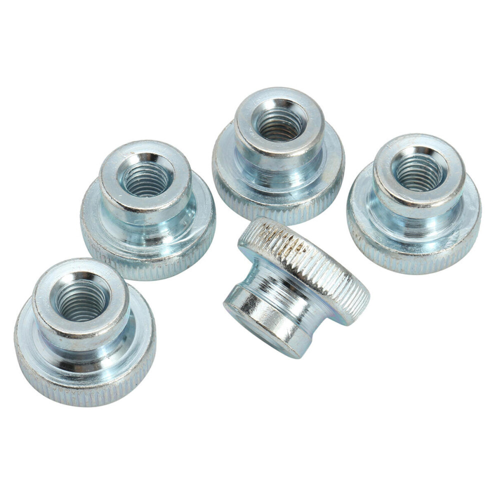 (M5) 50Pcs Carbon Steel Knurled Thumb Nut Thread M3 M4 M5 M6 M8 M10 3654659465351