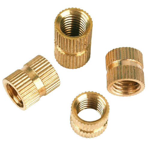 150Pcs M2 Thread Knurled Nut Brass Threaded Insert Embedment Nuts Assortment Kit 1