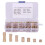 M3BN7 210Pcs M3 Brass Cylinder Knurled Threaded Round Insert Embedded Nut Assortment Set 2