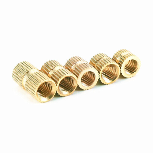 150Pcs M2 Thread Knurled Nut Brass Threaded Insert Embedment Nuts Assortment Kit 2