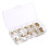 200Pcs M2/M2.5/M3 Knurled Brass Threaded Insert Nut Female Thread Embedment Nuts Assortment 10